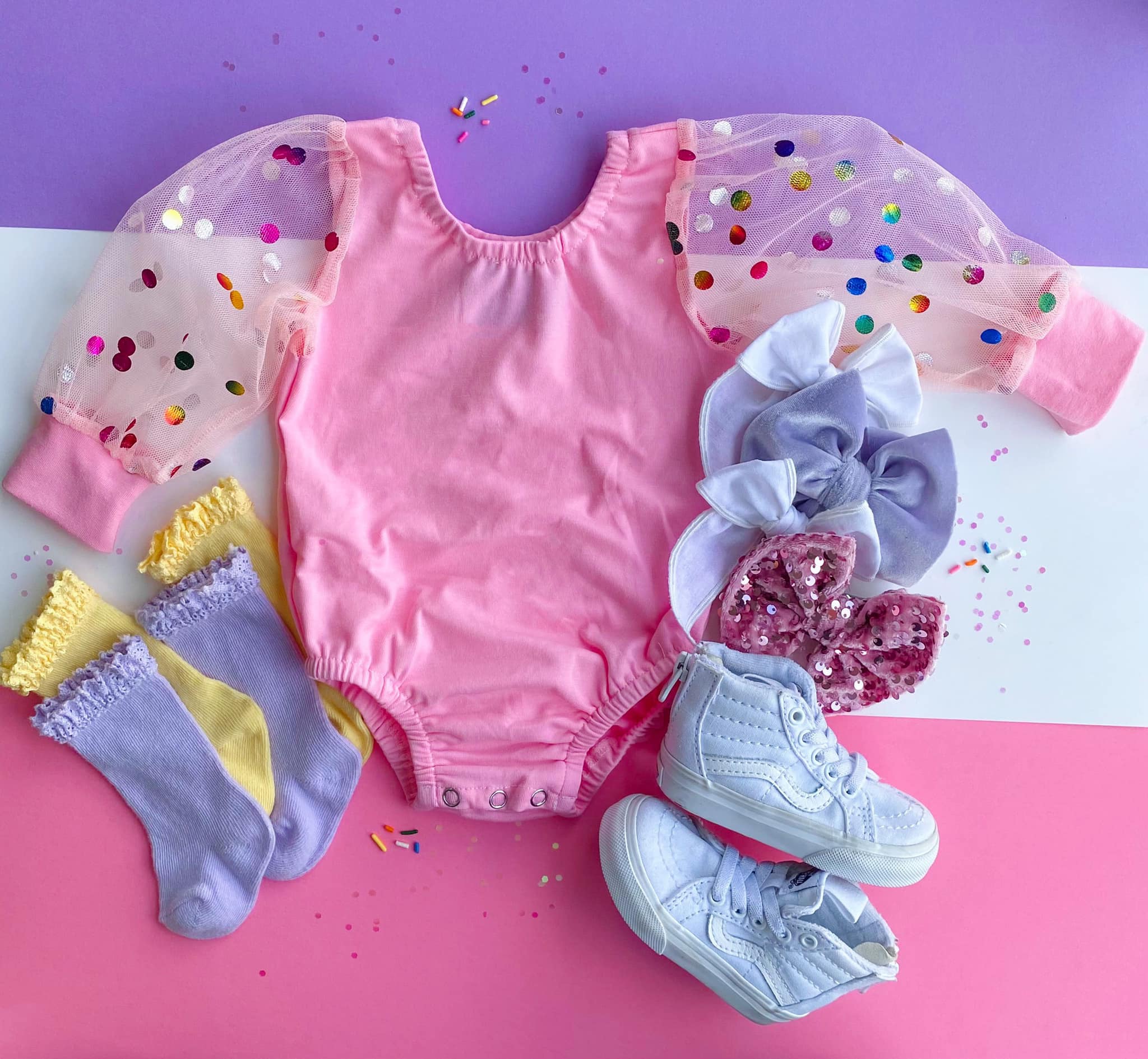 Confetti Leo- Pink