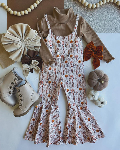 Fall Floral Jumpsuit