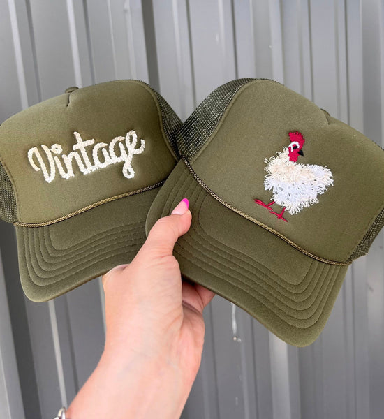 Vintage Rope Embroidery Hat