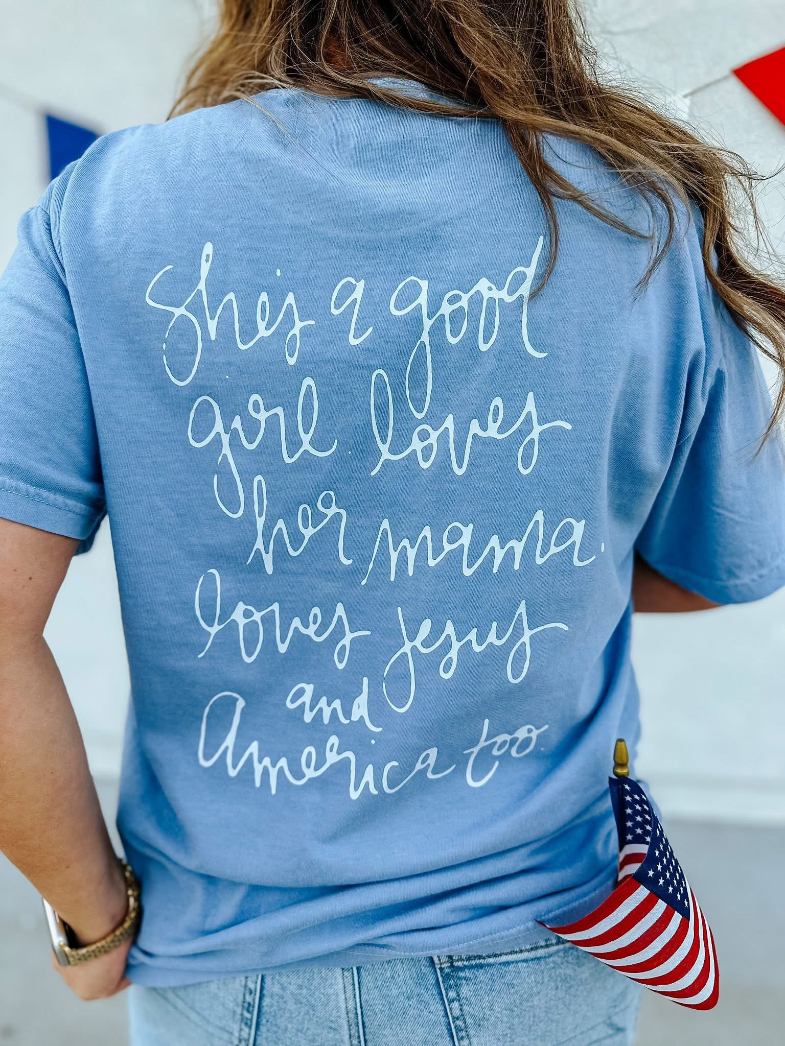 Love Jesus & America Tee