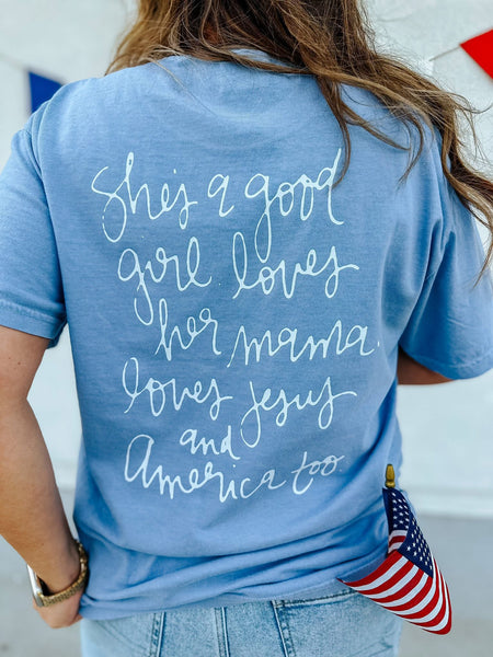 Love Jesus & America Tee