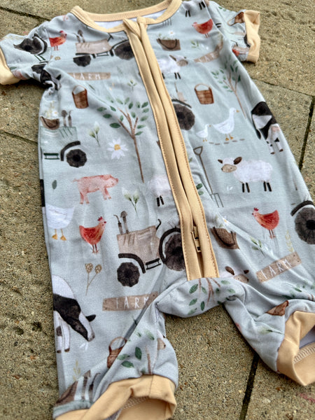 Farm life Bamboo Romper
