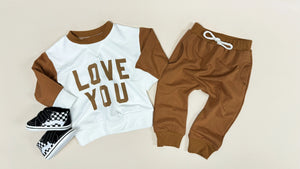 Love You Jogger Set