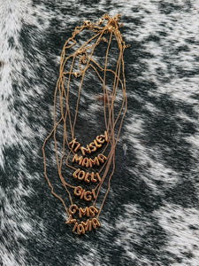 Custom Bubble Necklace