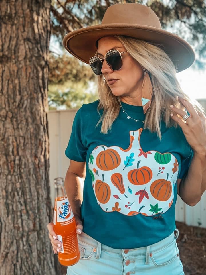 Jack ol Lantern Pumpkin Tee