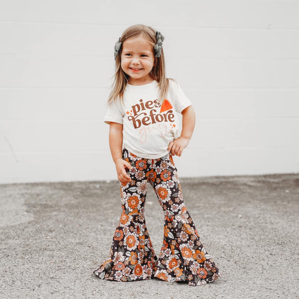Boho Floral Bell Bottoms
