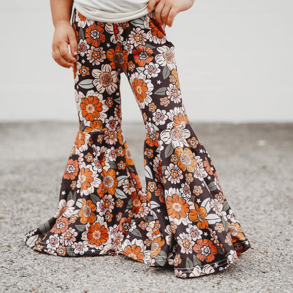 Boho Floral Bell Bottoms
