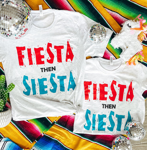 Fiesta THEN Siesta Mommy & Me Tee