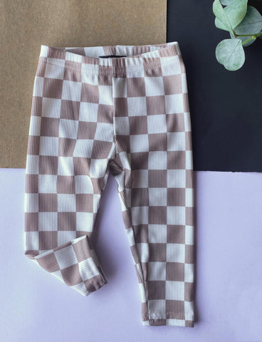 Boys Checker Leggings