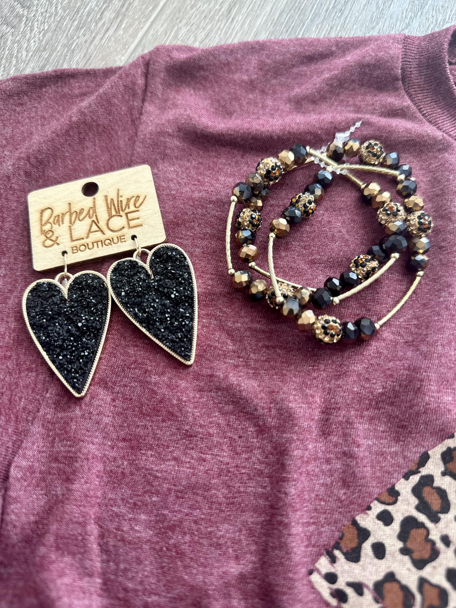 Black Heart Accessory Bundle