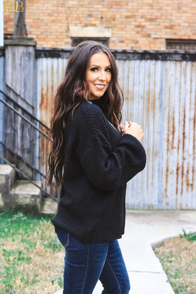 Linden Black Sweater