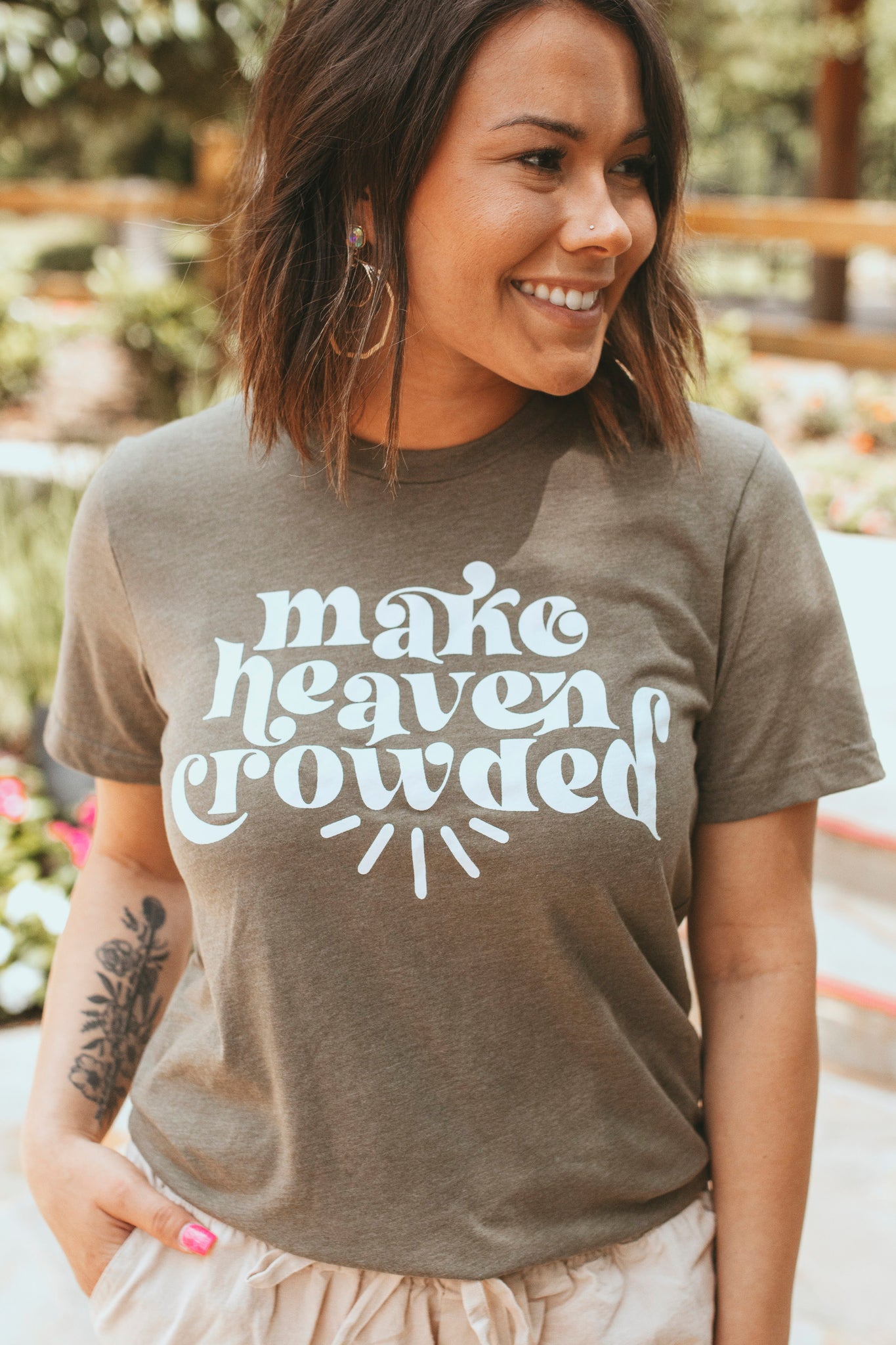 Make Heaven Crowded Tee