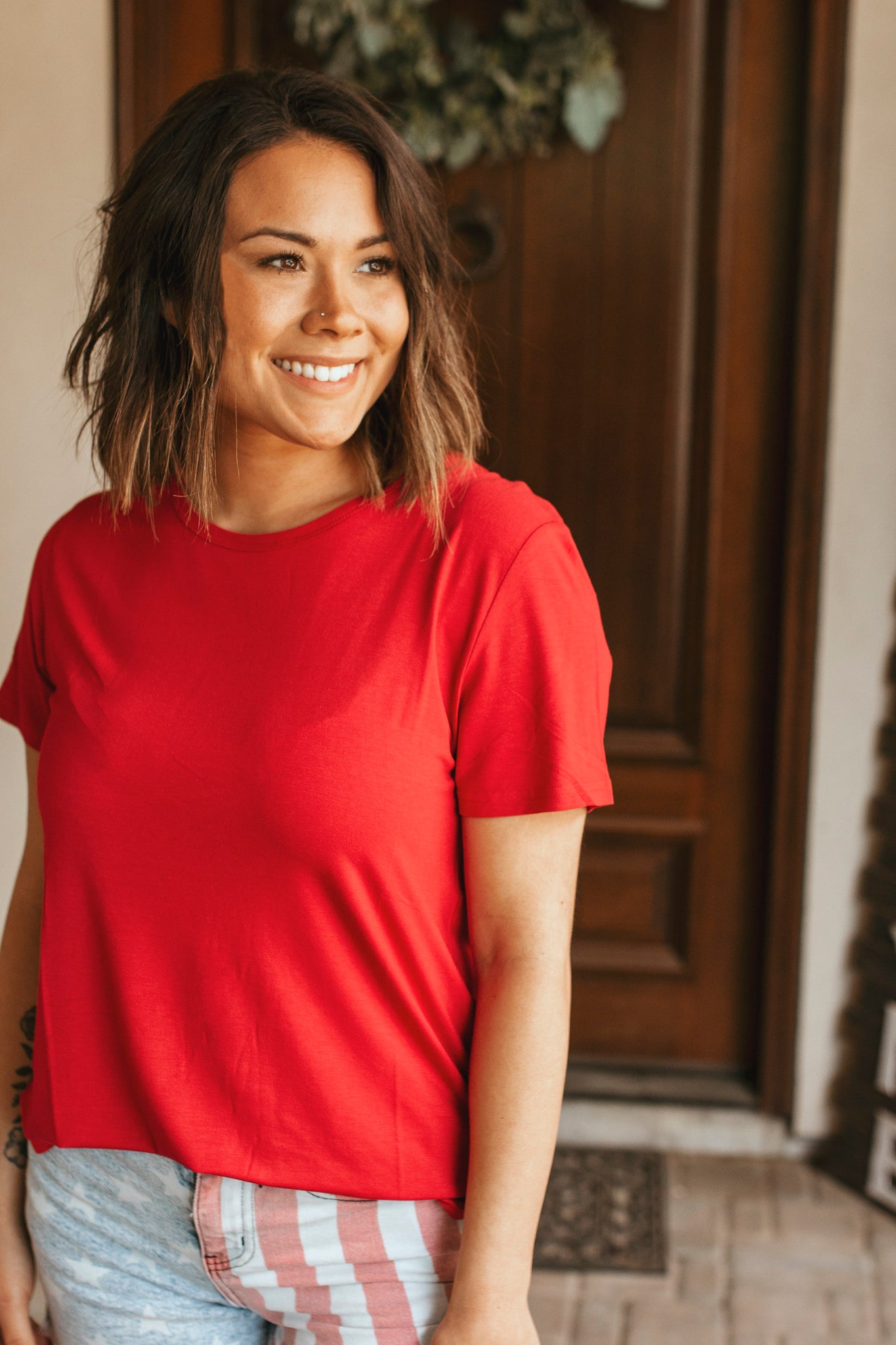 Just Peachy Top (Red)