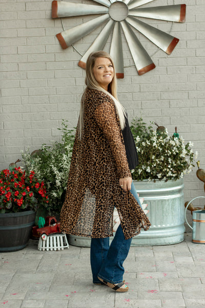 La Grange Leopard Cardigan