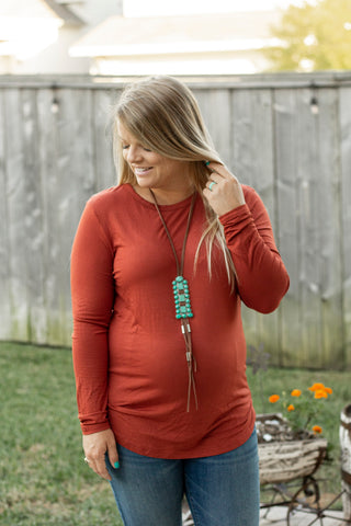 Pinedale Basic Rust Top