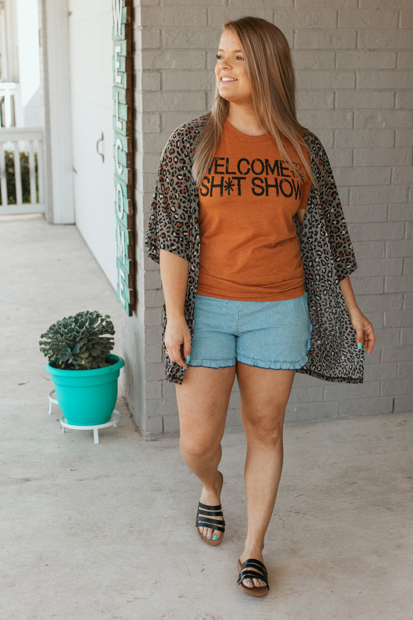 MaKenzie Cheetah Kimono