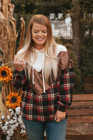 Oakley Plaid Top