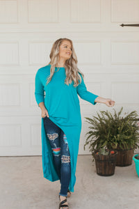 Jade Scoop High Low Tunic