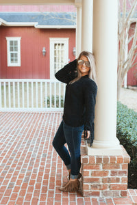 Bibb Chenille Fringe Sweater