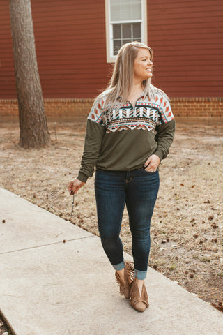 Bartlesville Pullover (Olive)
