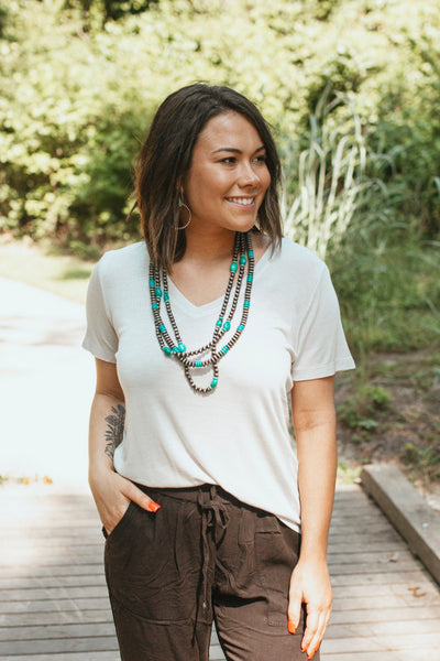 Akins Basic Top (Cream)