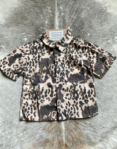 Brown Cowprint Boys and Girls Items