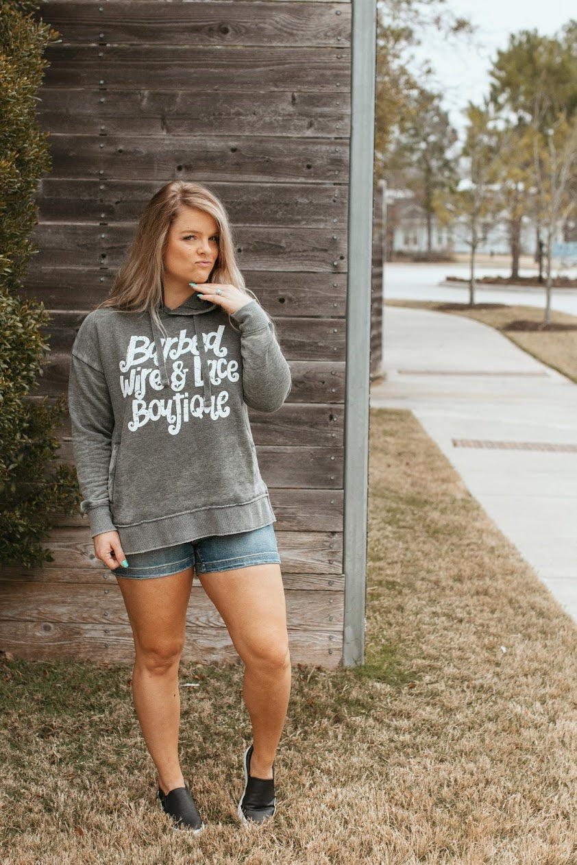 Barbed Wire and Lace Hoodie
