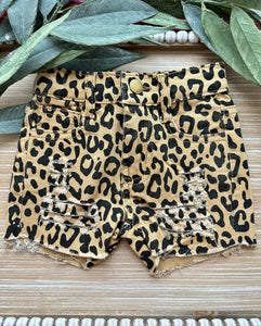 Kids- Laurie Leopard Shorts