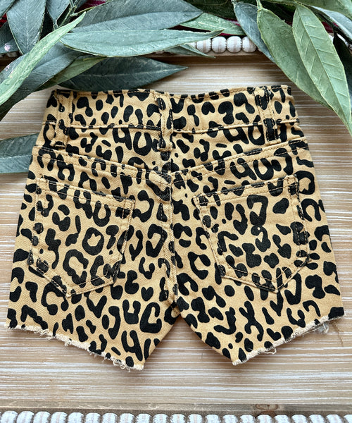 Kids- Laurie Leopard Shorts
