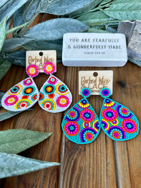Spring Floral Earrings
