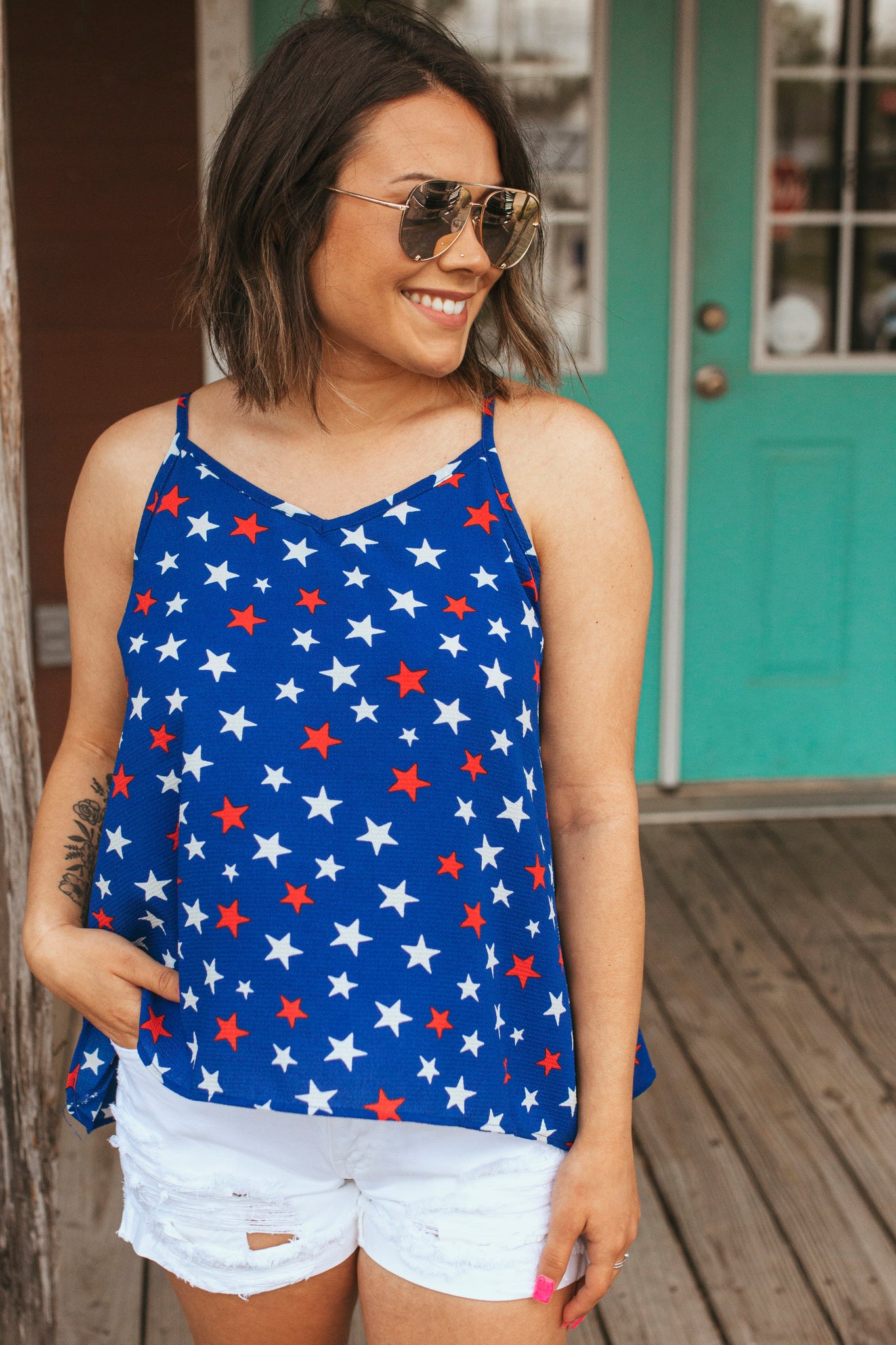 Eleanor Star Tank (Blue)