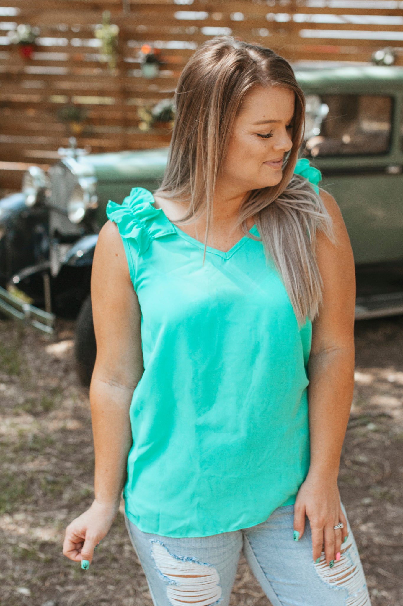 Jenifer Mint Tank
