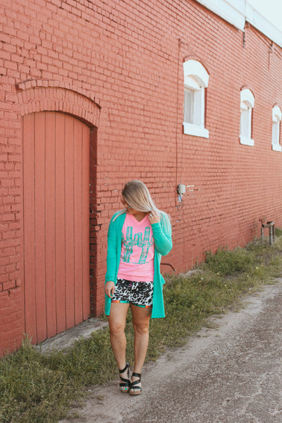 Solid Mint Cardigan