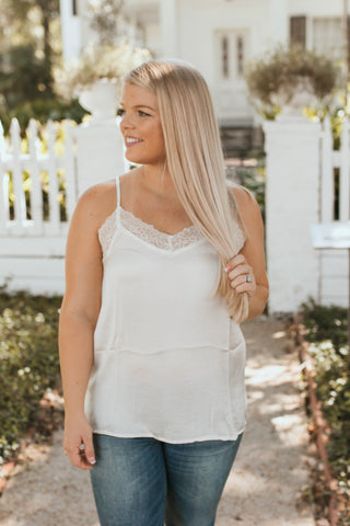 Cool Again Lace Cami (Cream)