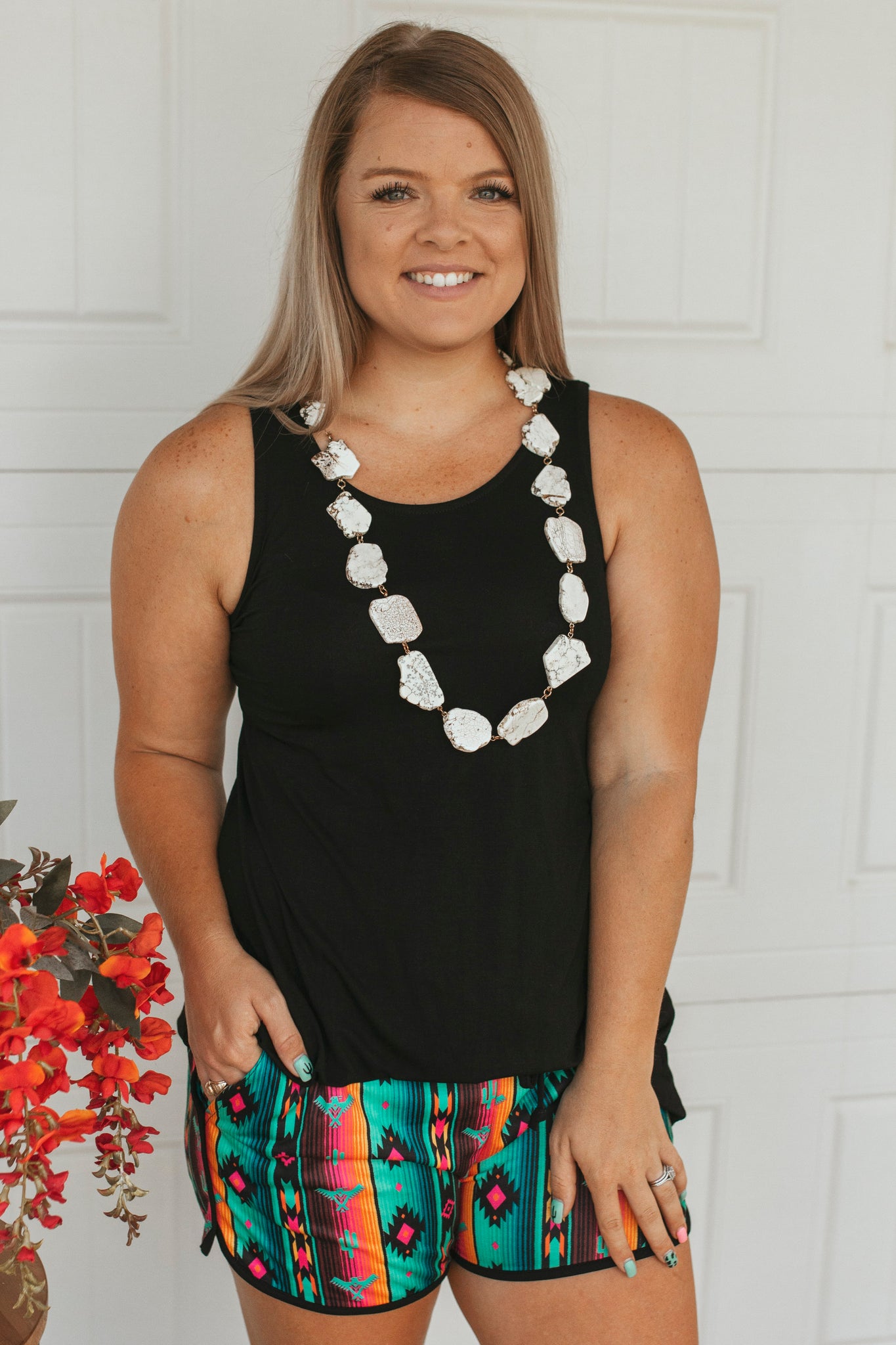 Go with the flow Tank (Black)