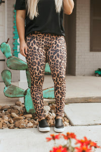 Vintage Leopard Leggings