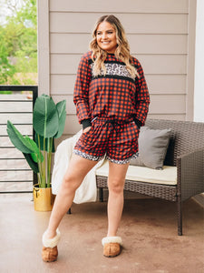 Buffalo Plaid Lounge Set