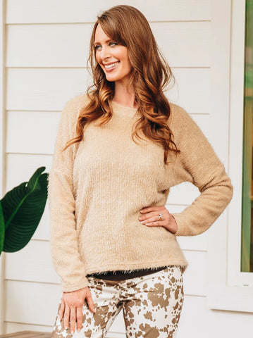 Beige Comfort Sweater (Adult)