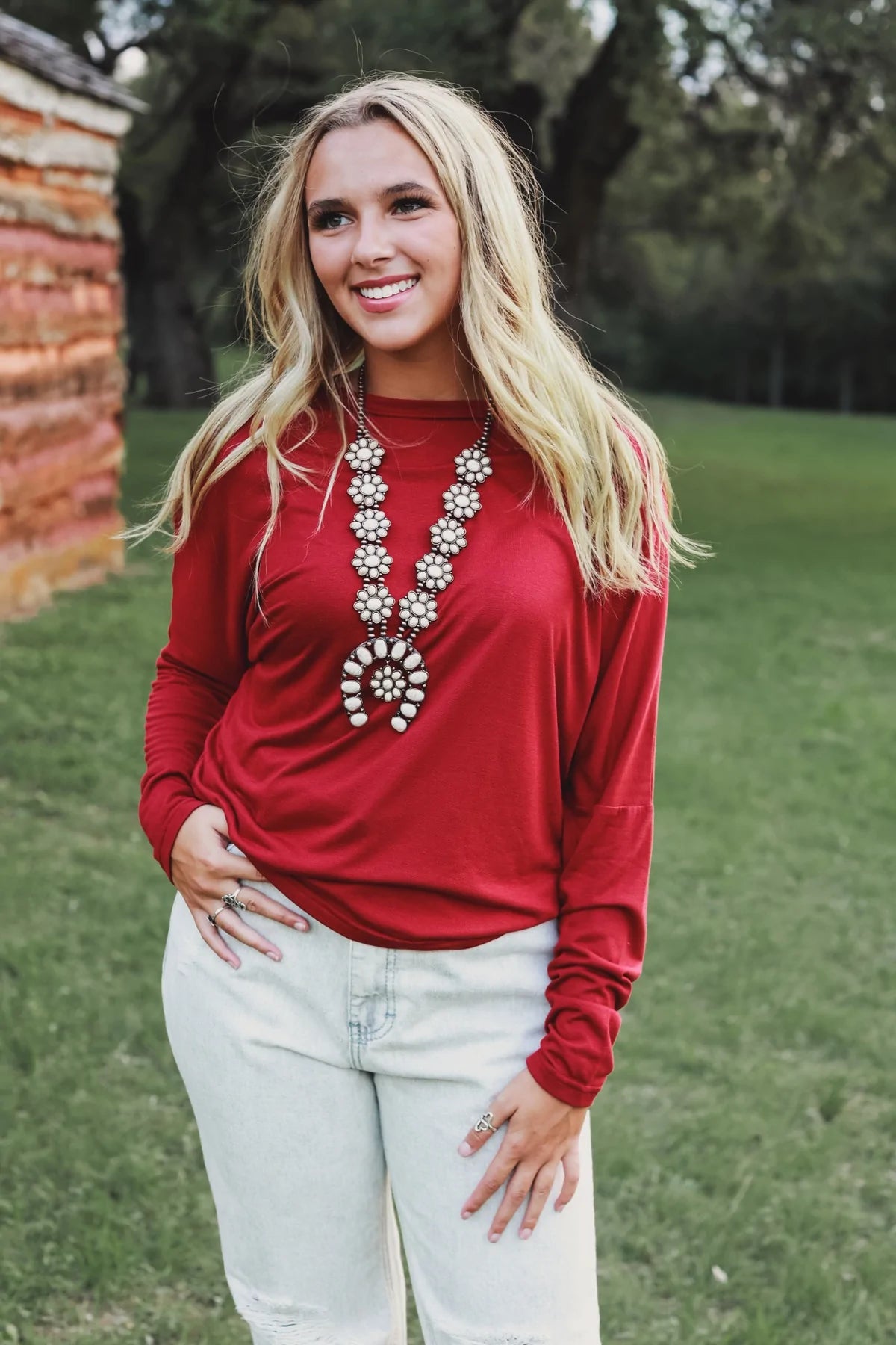 Holiday Basic Top (Red)