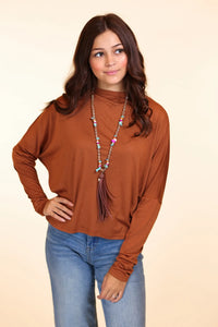 Holiday Basic Top (Rust)