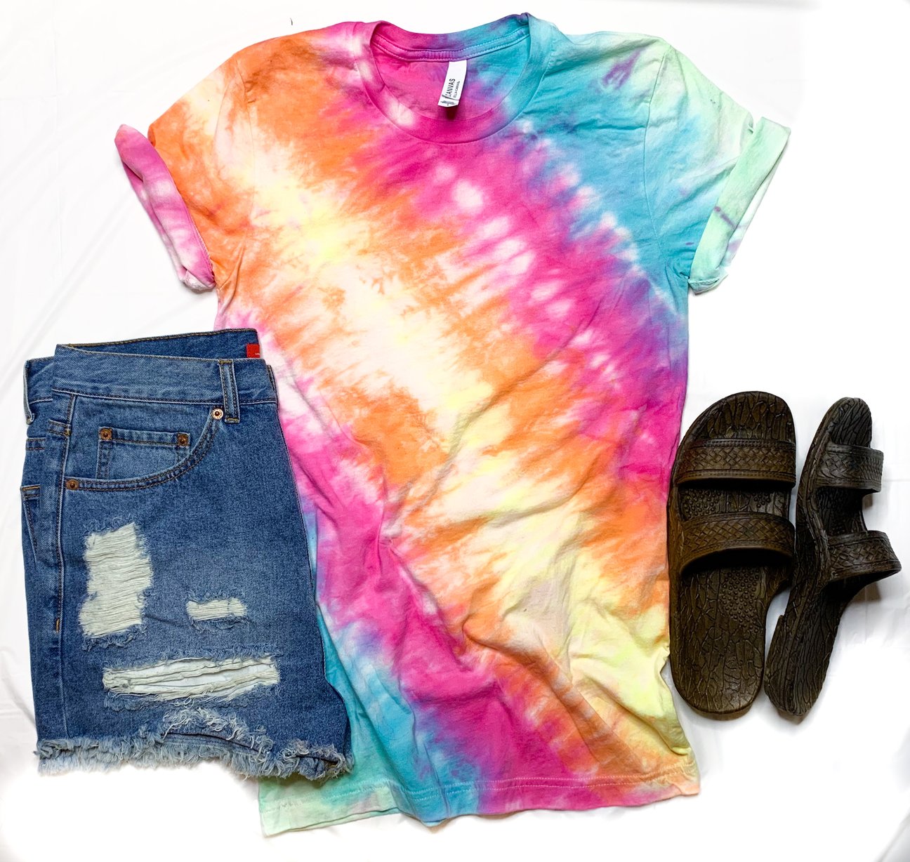 Tie Dye Rainbow Tee