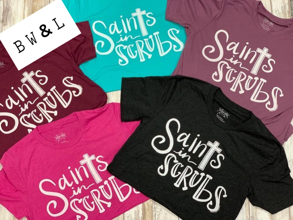 Saints In Scrubs Tee
