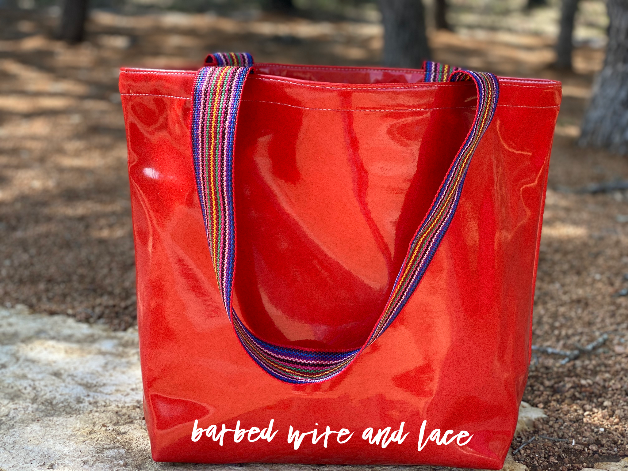 Rylynn Glitter Tote (Red)