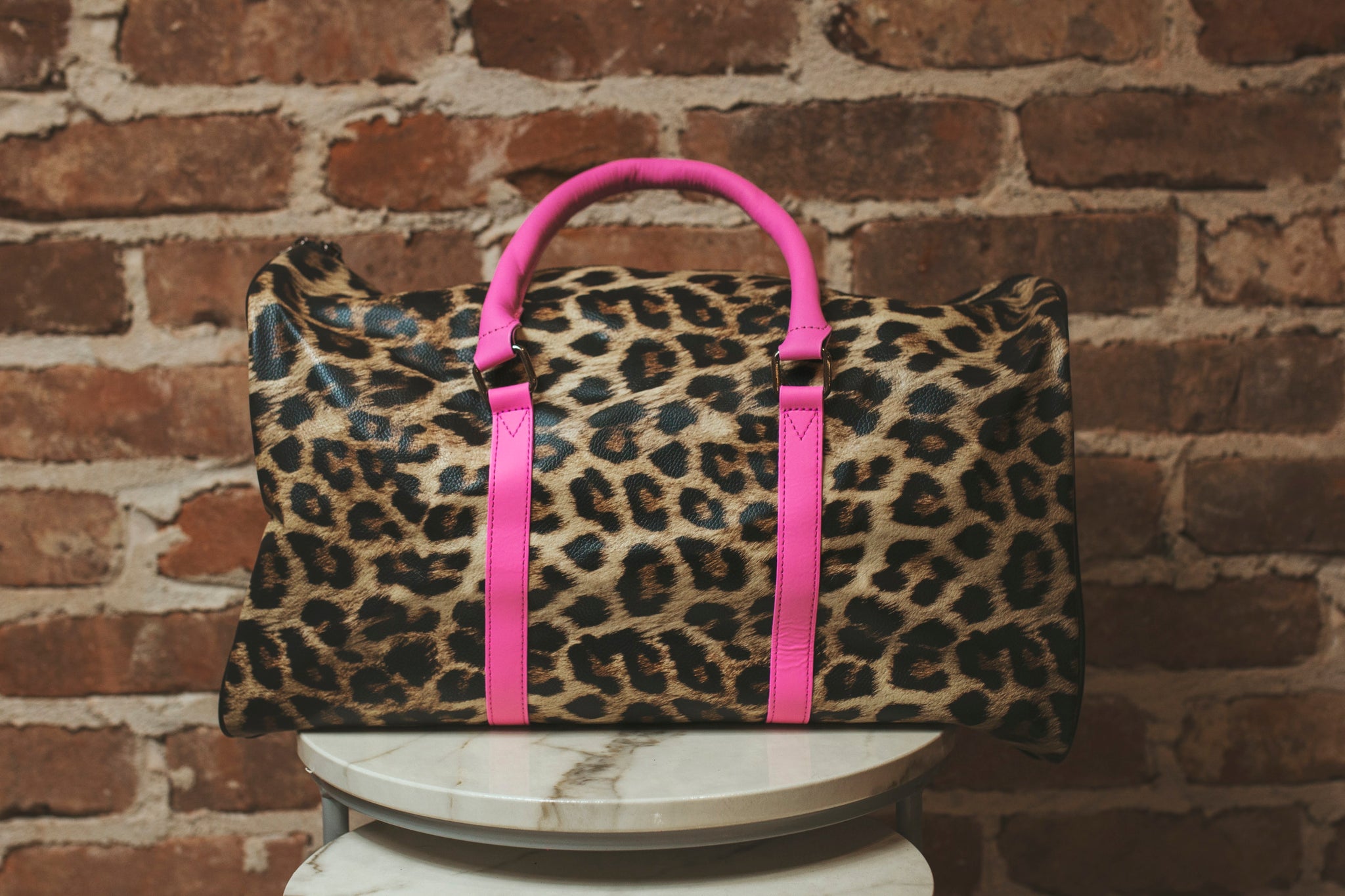Hilton Duffle Bag- Leopard