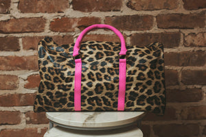 Hilton Duffle Bag- Leopard