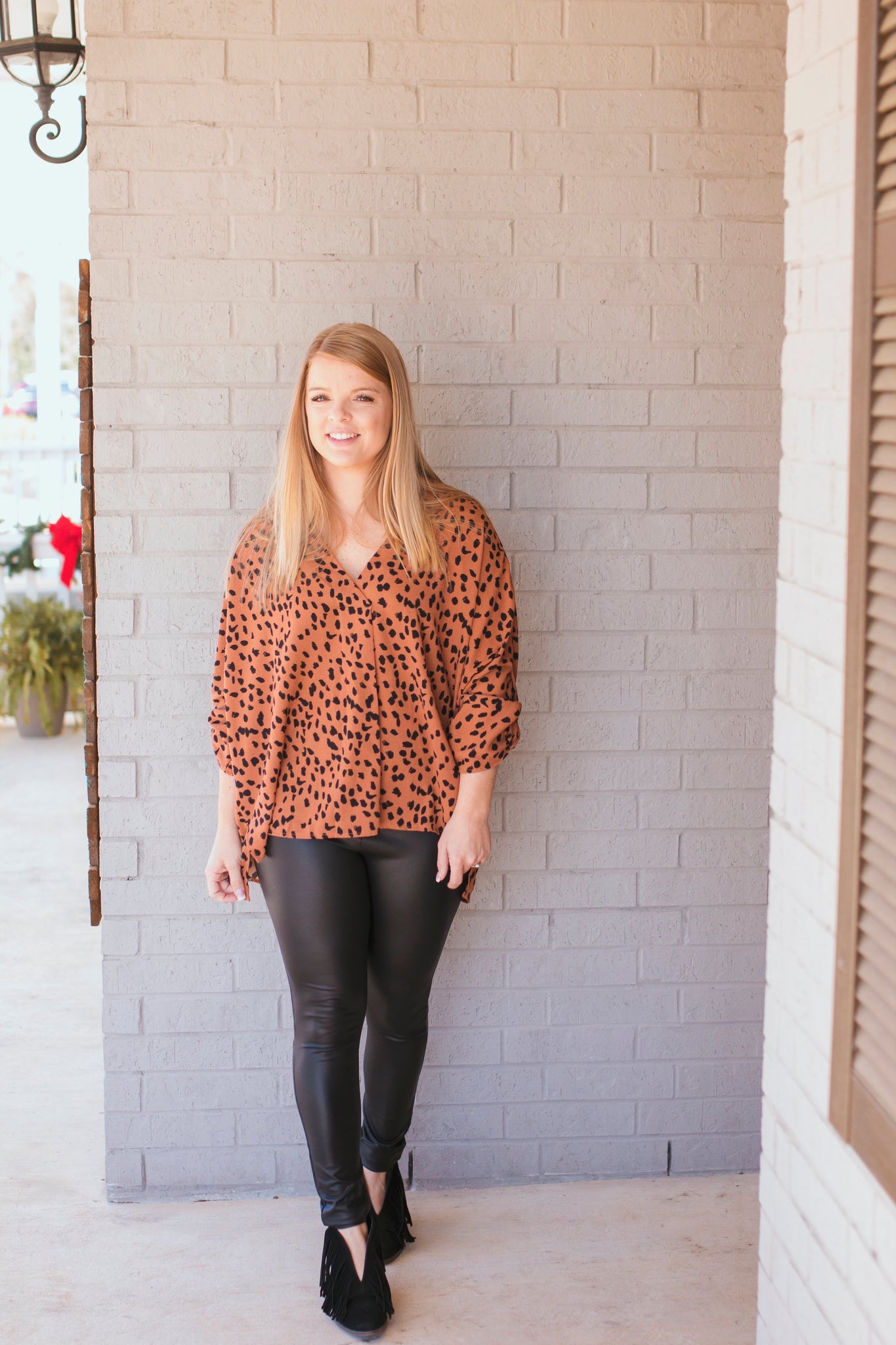 Fancy Cheetah Top