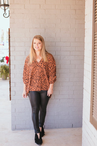 Fancy Cheetah Top