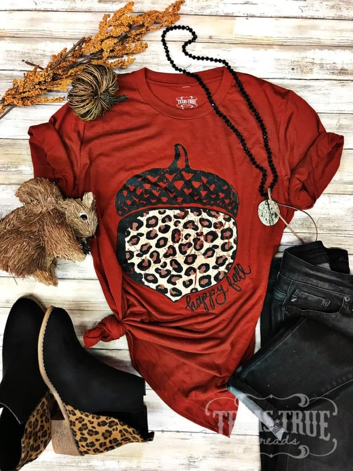Happy Fall Acorn Tee
