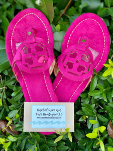 Maci Sandal (Hot Pink)