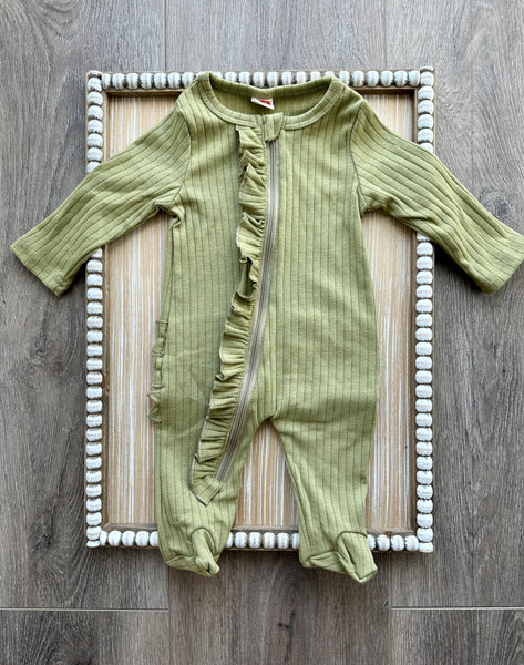 Annalise Footie (Olive)